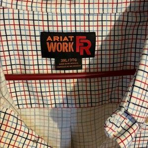 Arias fire resistant work shirt